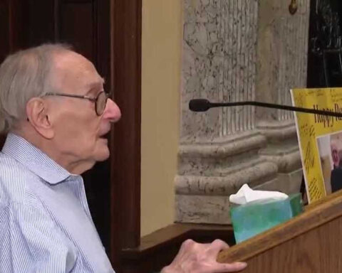 'It became my life': 'City Hall Sid,' 92, retires from second home as greeter, constant face