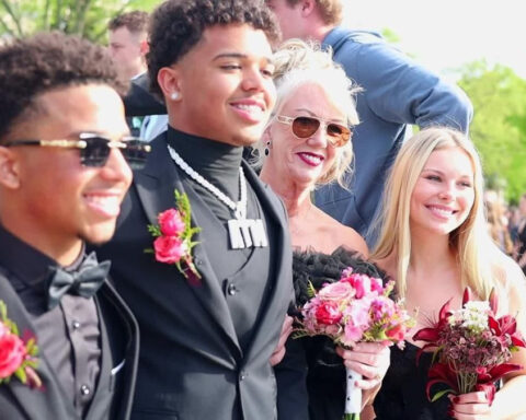Grandson takes grandmother to prom, fulfilling years-long promise