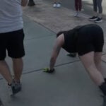 Man bear crawling 12K race for addiction awareness finishes in just under 24 hours