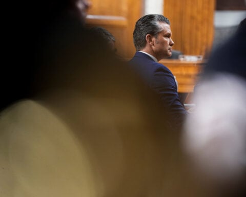 Fact check: Hegseth twice made a false claim to Congress about troops being sent to voting places under Biden
