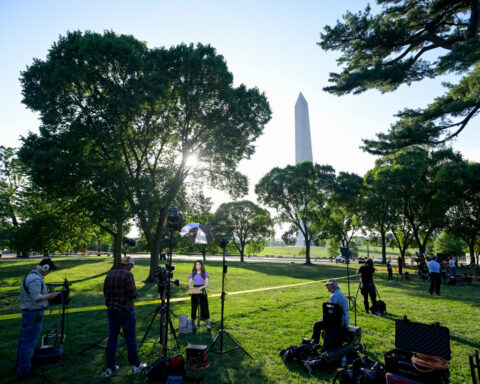 Secret Service says suspect opened fire on them and was shot in exchange near Washington Monument