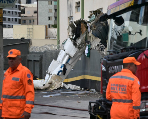 Three killed after small plane crashes into building in southeastern Brazil