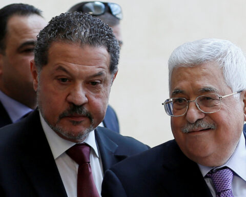 Palestinian leader's son, long in the shadows, seeks political role