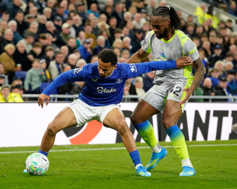 Soccer fan aged 71 arrested at Everton for alleged racist abuse of Manchester City's Semenyo