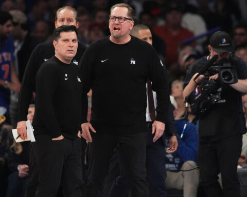 Nick Nurse steps away from 76ers for brother's funeral, expected back for Game 2 vs Knicks