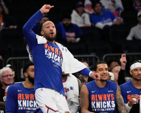 The Knicks are the East favorites in the sportsbooks and suddenly look like it on the court
