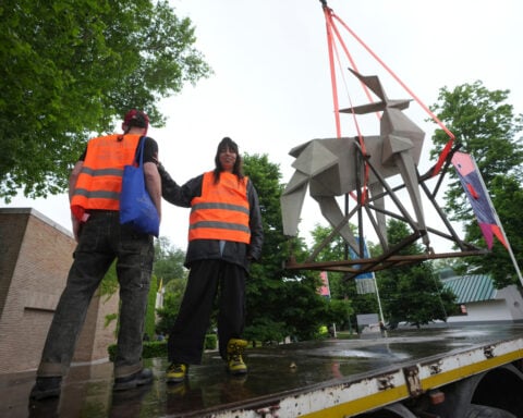 The Venice Biennale previews in chaos as war follows art into the world's oldest exhibition