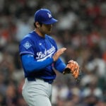 Ohtani allows his first HRs of the season to Walker and Shewmake as the Astros beat the Dodgers 2-1