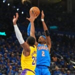Holmgren has 24 points to help Thunder top Lakers 108-90 in Game 1 of Western Conference semifinals
