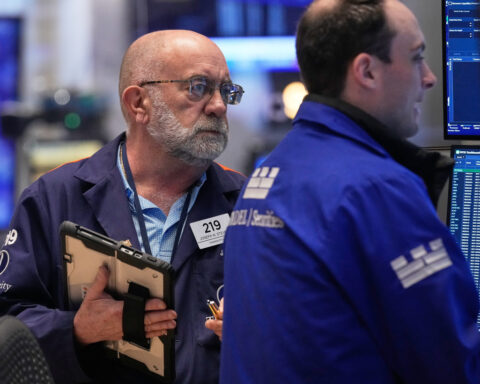 Oil prices sink and stocks leap worldwide on hopes for a reopening of the Strait of Hormuz