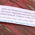 Woman shares story of hope through random acts of kindness