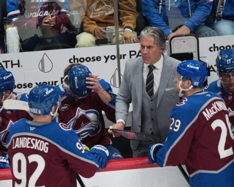 Nathan MacKinnon delivers off big hits, scoring as Avalanche seize a 2-0 edge in series with Wild