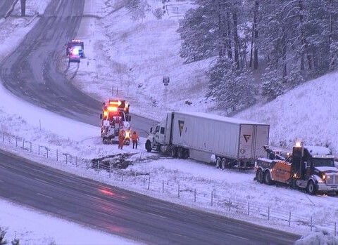 Heavy snow falls across Colorado