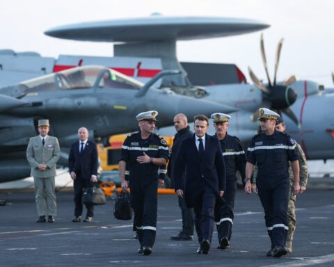 France moves aircraft carrier group toward Strait of Hormuz for possible defensive mission