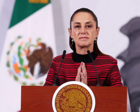 Mexico's Sheinbaum battles party split over US cartel charges