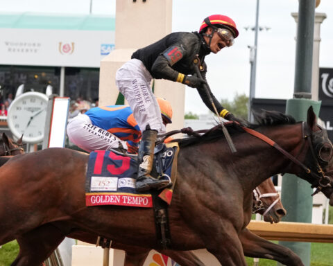 Kentucky Derby winner Golden Tempo is not running in the Preakness