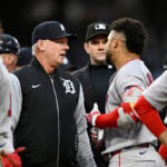 Tigers' Framber Valdez suspended 5 games by MLB for intentionally throwing at Boston's Trevor Story