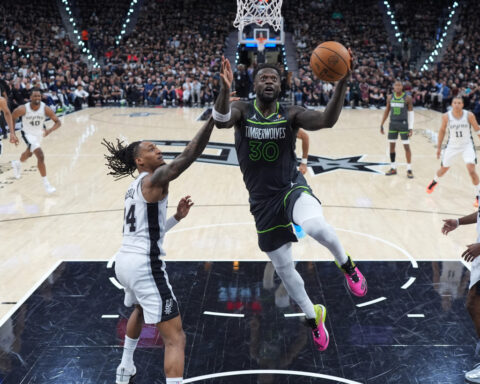 Wembanyama and Spurs rebound to hand Timberwolves largest postseason defeat, 133-95, to even series