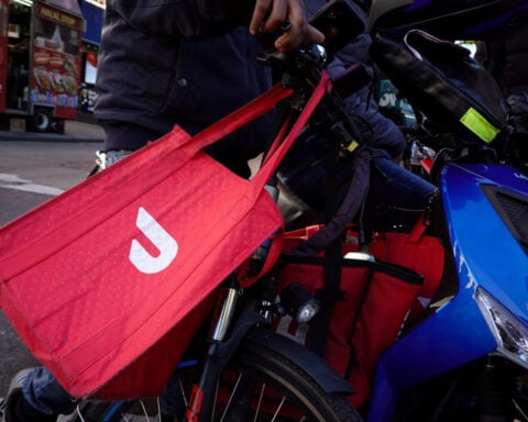 Doordash shares jump after strong quarterly forecast on food, grocery delivery demand