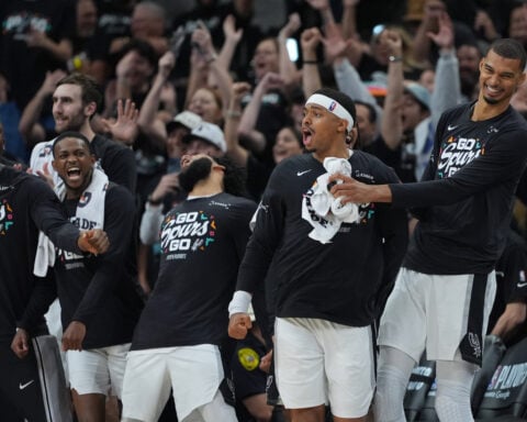 Wembanyama, Spurs take out frustration on Timberwolves to even semifinal series at one apiece