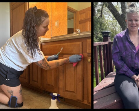 Woman offers free house cleaning to support people struggling with mental health