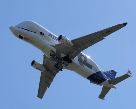 Airbus April deliveries at 67, trails year-ago