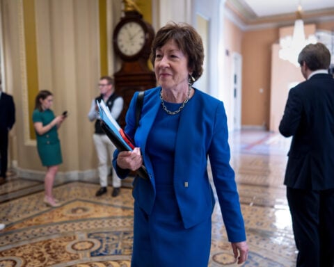 Republican Sen. Susan Collins discloses her longtime tremor after scrutiny in Maine's Senate race