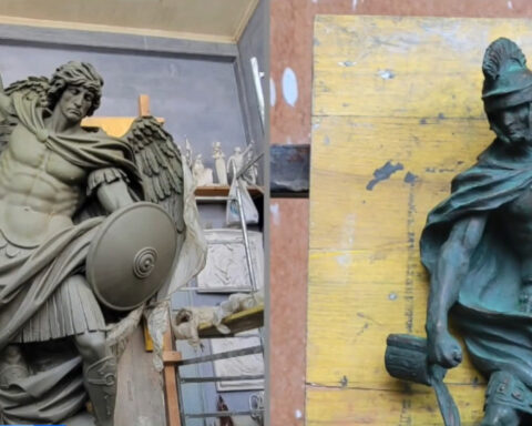 Battle over $850,000 Quincy saint statues comes before Massachusetts Supreme Judicial Court