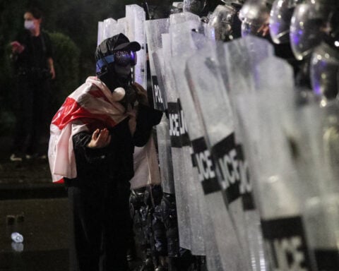 Georgia hands down long sentences to election-day protest organisers