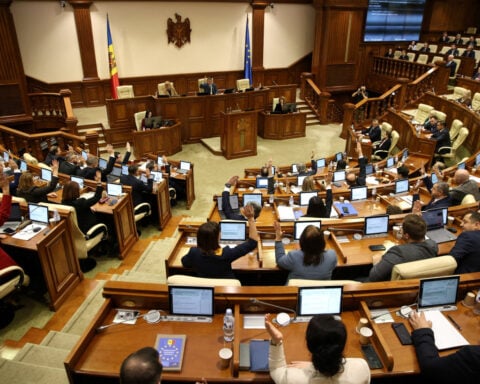 Moldovan parliament restricts use of Russian, prompts opposition walkout