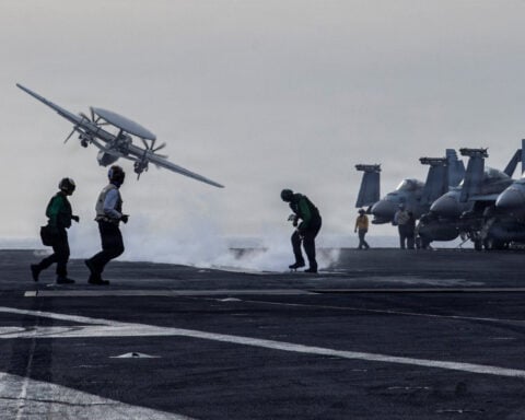 US navy came under missile fire after US attack on Iranian oil tanker, Iran state media says