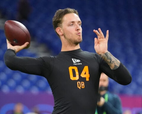 Carson Beck's QB career in college wasn't perfect. He says that can help in adjustment to NFL