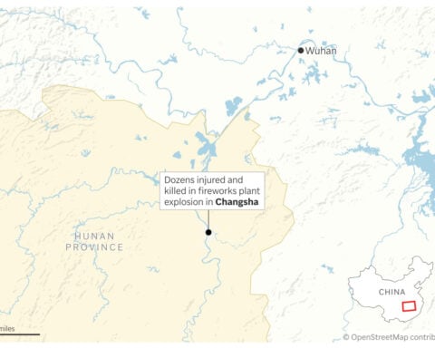 The death toll from an explosion at a fireworks plant in China rises to 37