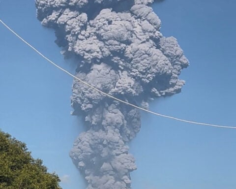 Indonesian authorities rushing to rescue 20 hikers after Mount Dukono eruption