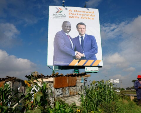 Stung by West Africa rejections, France courts rest of continent at Kenya summit