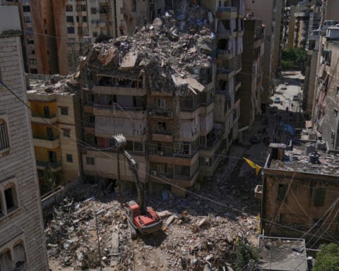 Israeli airstrikes kill 5 in southern Lebanon as Hezbollah rockets hit open areas in Israel