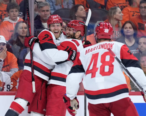 Carolina and Colorado have yet to lose in these NHL playoffs, making history with their hot starts