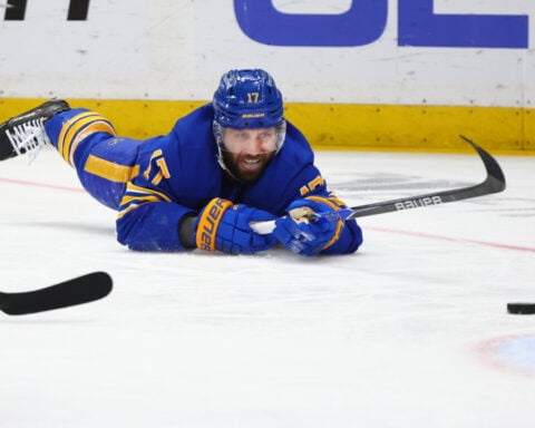 Alex Newhook scores twice as Canadiens beat Sabres 5-1 to tie 2nd-round playoff series at 1 apiece