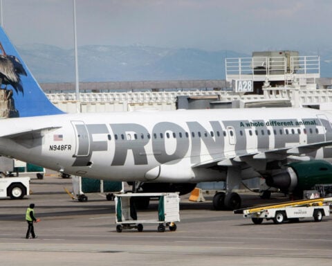 Frontier jet hits and kills pedestrian on runway in Denver during takeoff, airport says