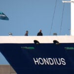 Hantavirus-stricken cruise ship arrives at Tenerife in Spain's Canary Islands