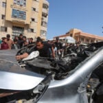 Israeli strikes in Gaza kill three, medics say, testing fragile ceasefire