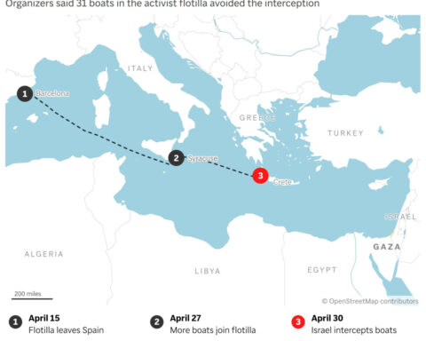 Israel deports 2 activists detained for leading an aid flotilla to Gaza