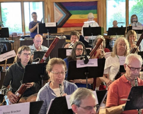 Adults relive the musical camaraderie of their youth at band camps reprised for grown-ups