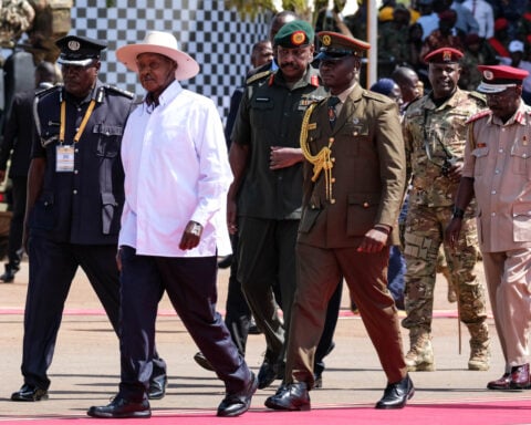 Uganda's president Museveni sworn in for seventh consecutive term as son emerges as de facto ruler