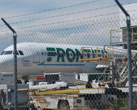 Man hit by Frontier Airlines plane taking off at Denver airport intended to kill himself, officials say