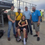 Teen athlete performs with band after season-ending injury