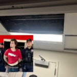 Suspect in stolen motorcycle case found hiding in hospital ceiling, police say