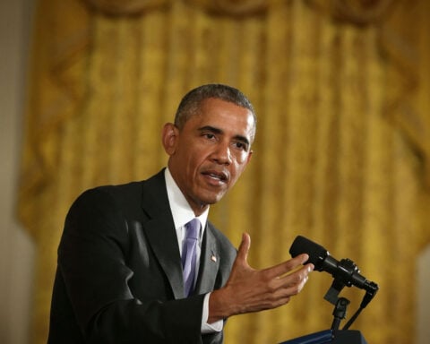 In wild late-night posting spree, Trump attacks Obama with imaginary quote and false conspiracy theories