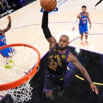 Lakers want LeBron James to return for another season alongside Luka Doncic, GM Rob Pelinka says