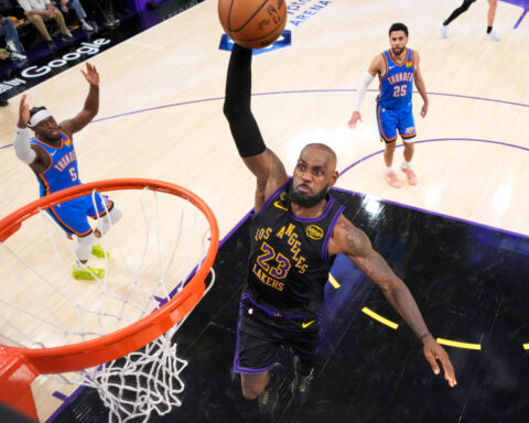 Lakers want LeBron James to return for another season alongside Luka Doncic, GM Rob Pelinka says